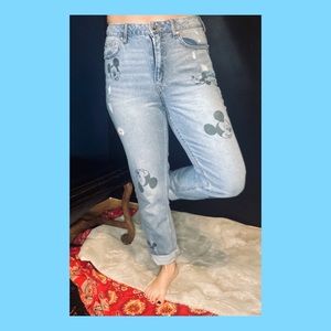 Disney Division Mickey Mom Jeans Sz 10